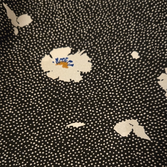 J. Crew Black and White Patterned Top - Picture 3 of 6